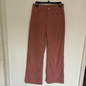 Shein | Pink Corduroy Wide Leg Pants, size M